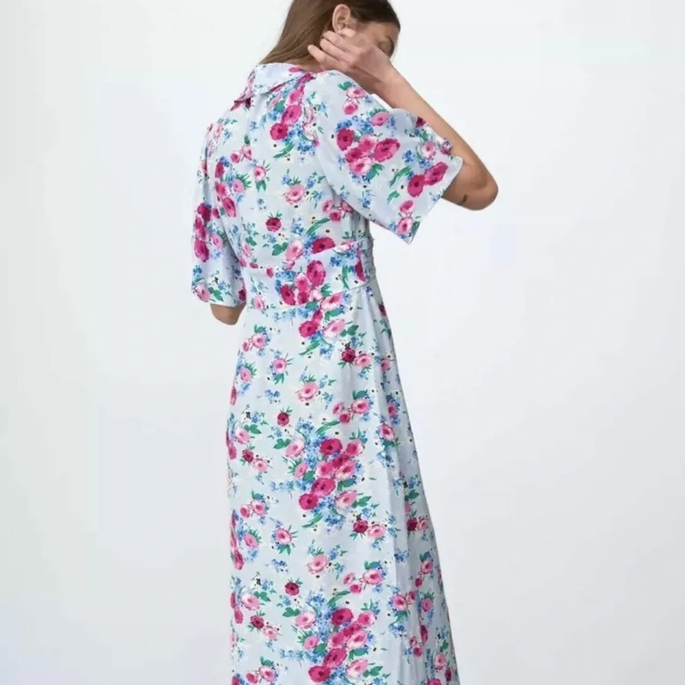 NWT ZARA FLORAL PRINT DRESS - Picture 6 of 8